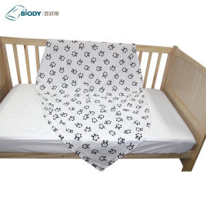 Factory directly for Muslin Baby Blanket No Fluorescence Baby Swaddle Blanket Satin Trim supply to Netherlands Factory